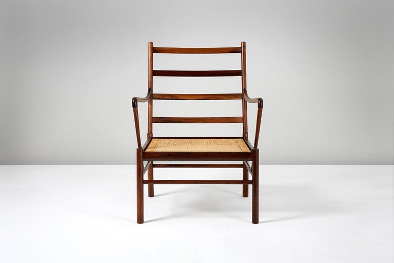 Ole Wanscher Rosewood Colonial Chair, 1949 3