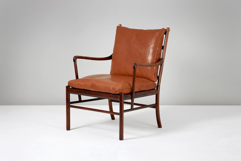 Ole Wanscher Rosewood Colonial Chair, 1949 In Good Condition In London, GB