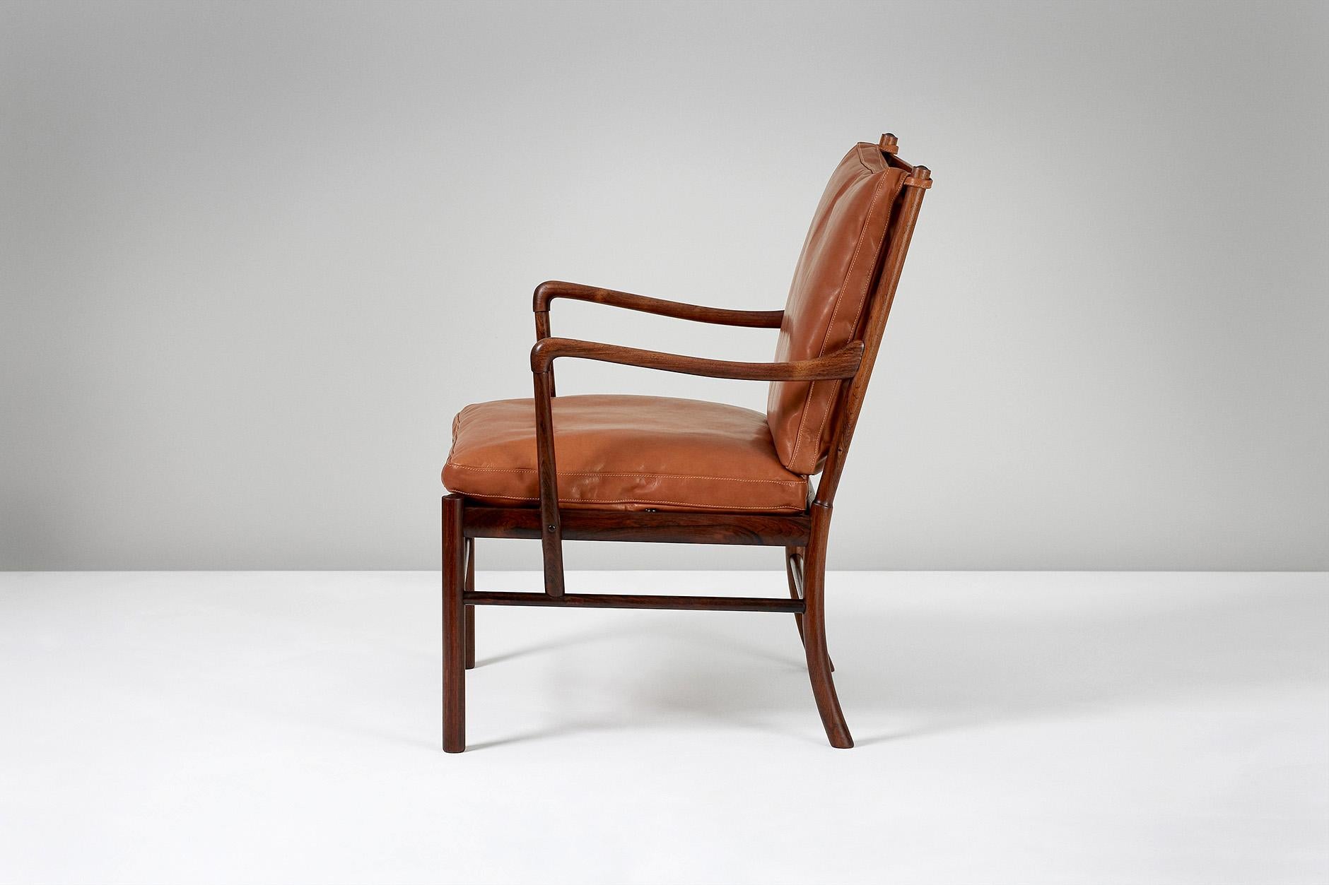 Ole Wanscher Rosewood Colonial Chair, 1949 2