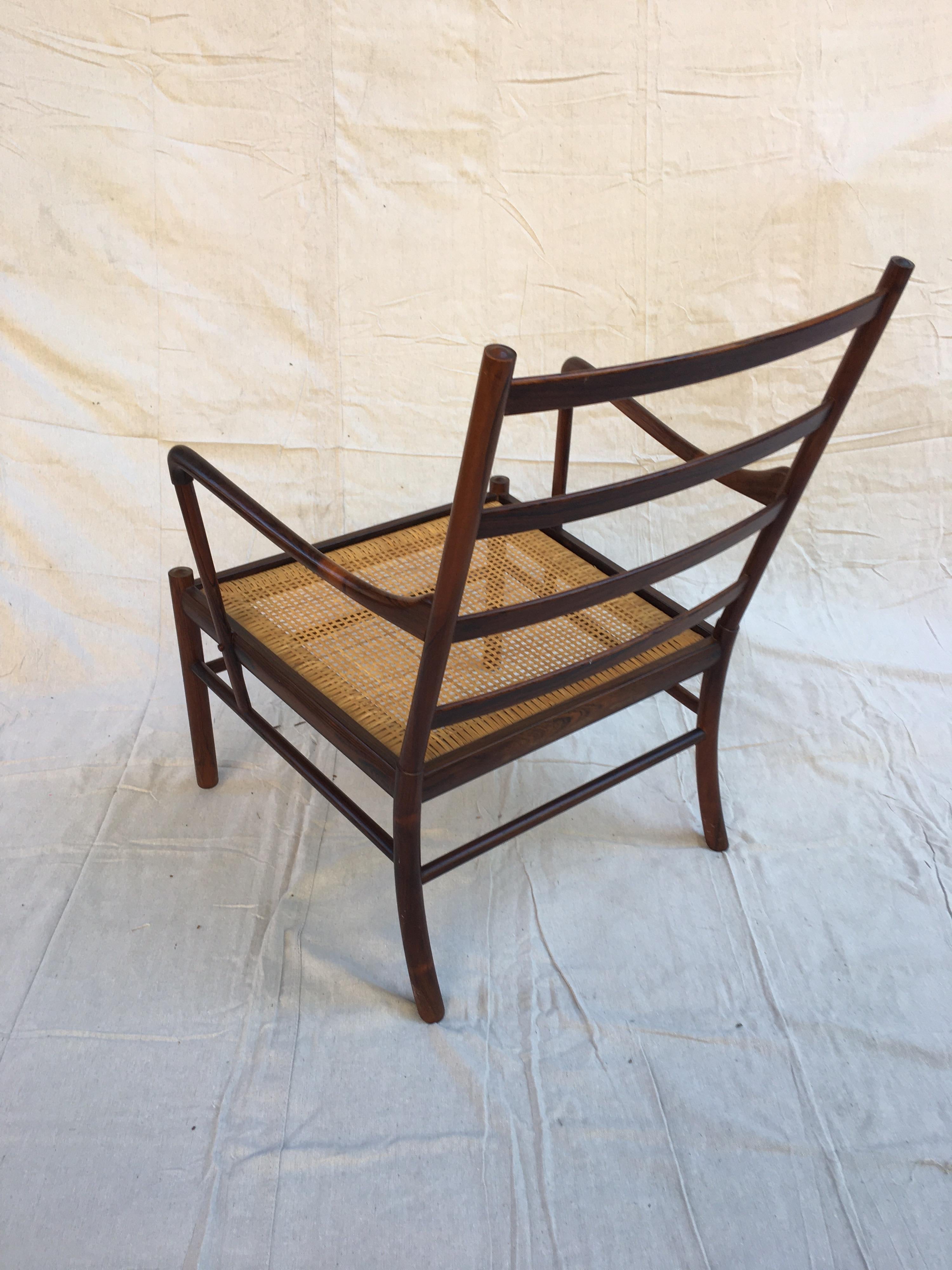 Mid-20th Century Ole Wanscher Rosewood Colonial Chair