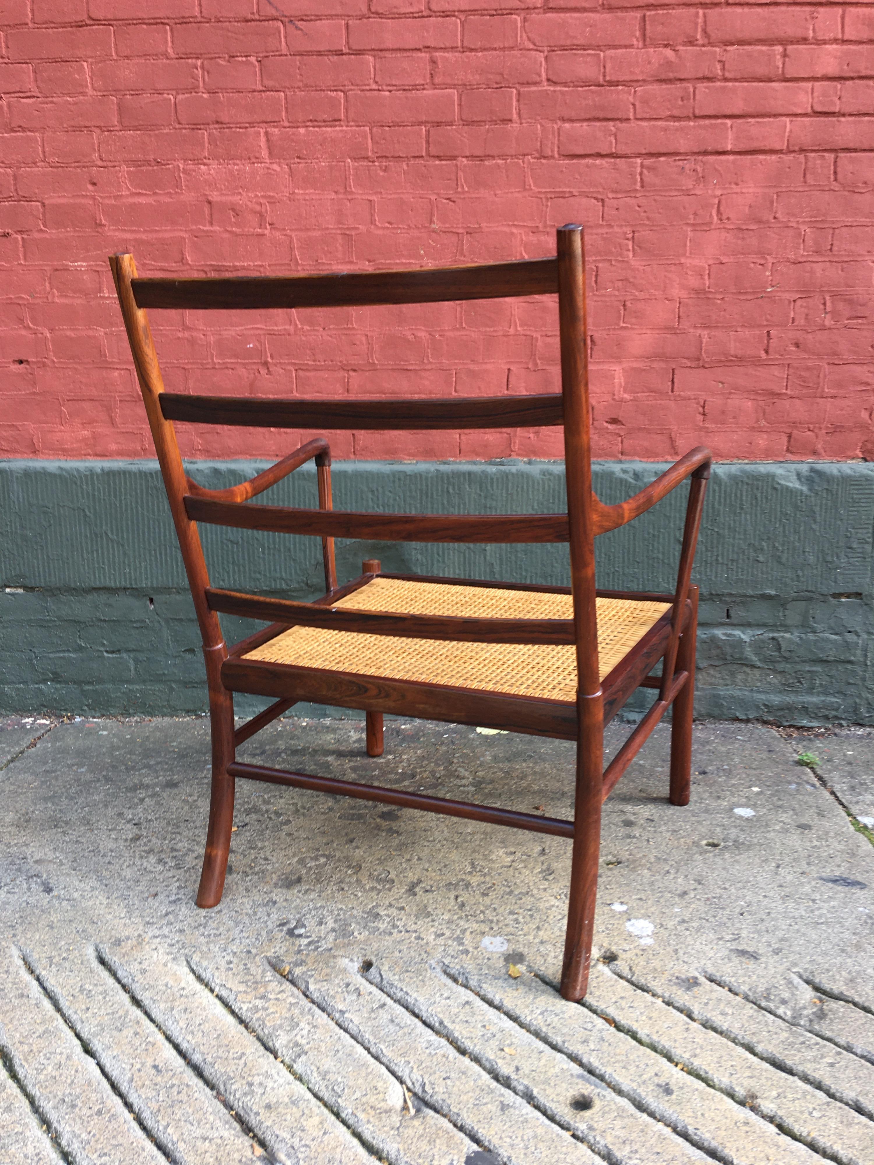 Ole Wanscher Rosewood Colonial Chair 3