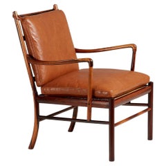 Ole Wanscher Rosewood Colonial Lounge Chair, 1949