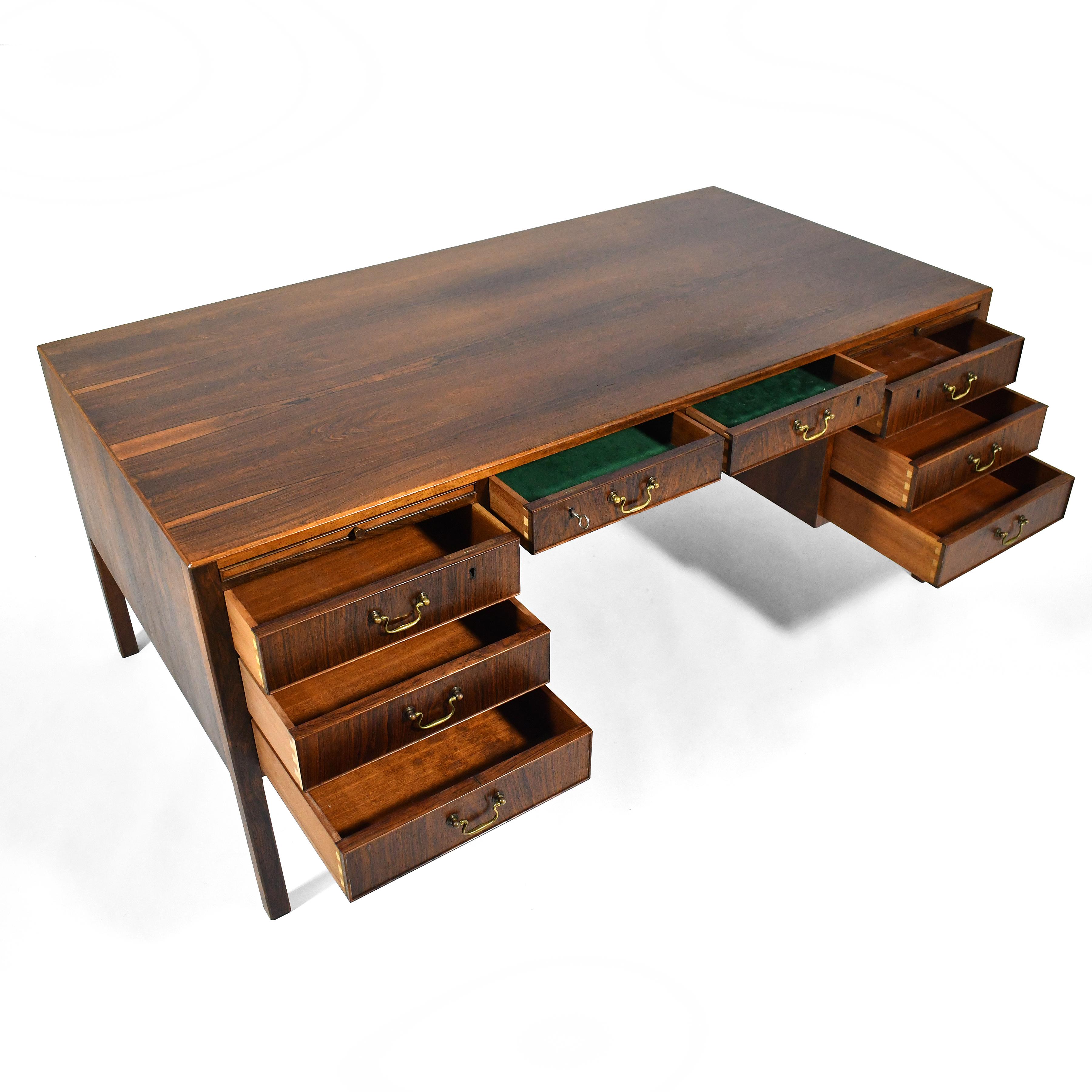 Mid-20th Century Ole Wanscher Rosewood Desk by A.J. Iversen