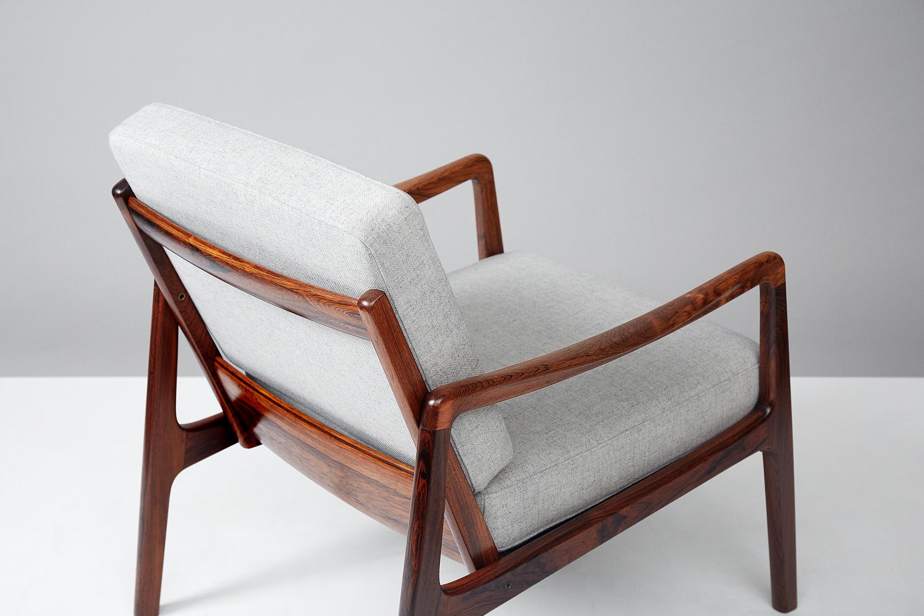 Ole Wanscher Lounge Chairs, circa 1960 In Excellent Condition In London, GB