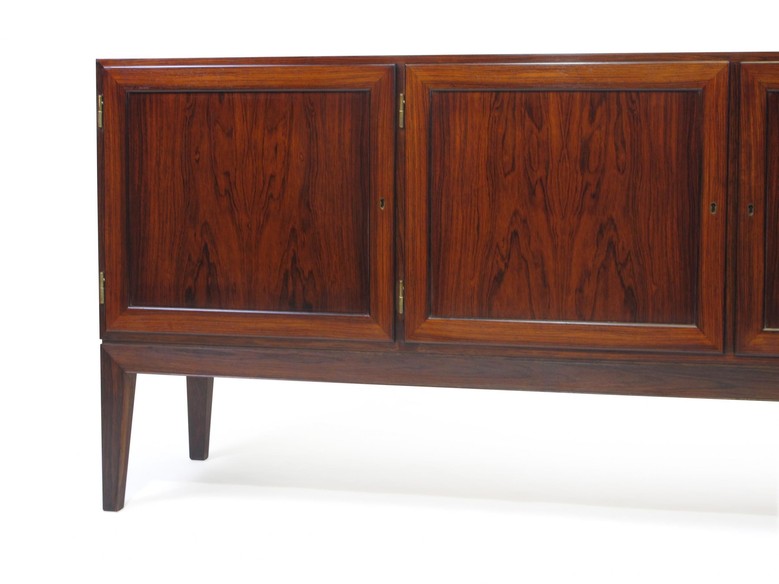 Ole Wanscher Rosewood Sideboard In Excellent Condition In Oakland, CA