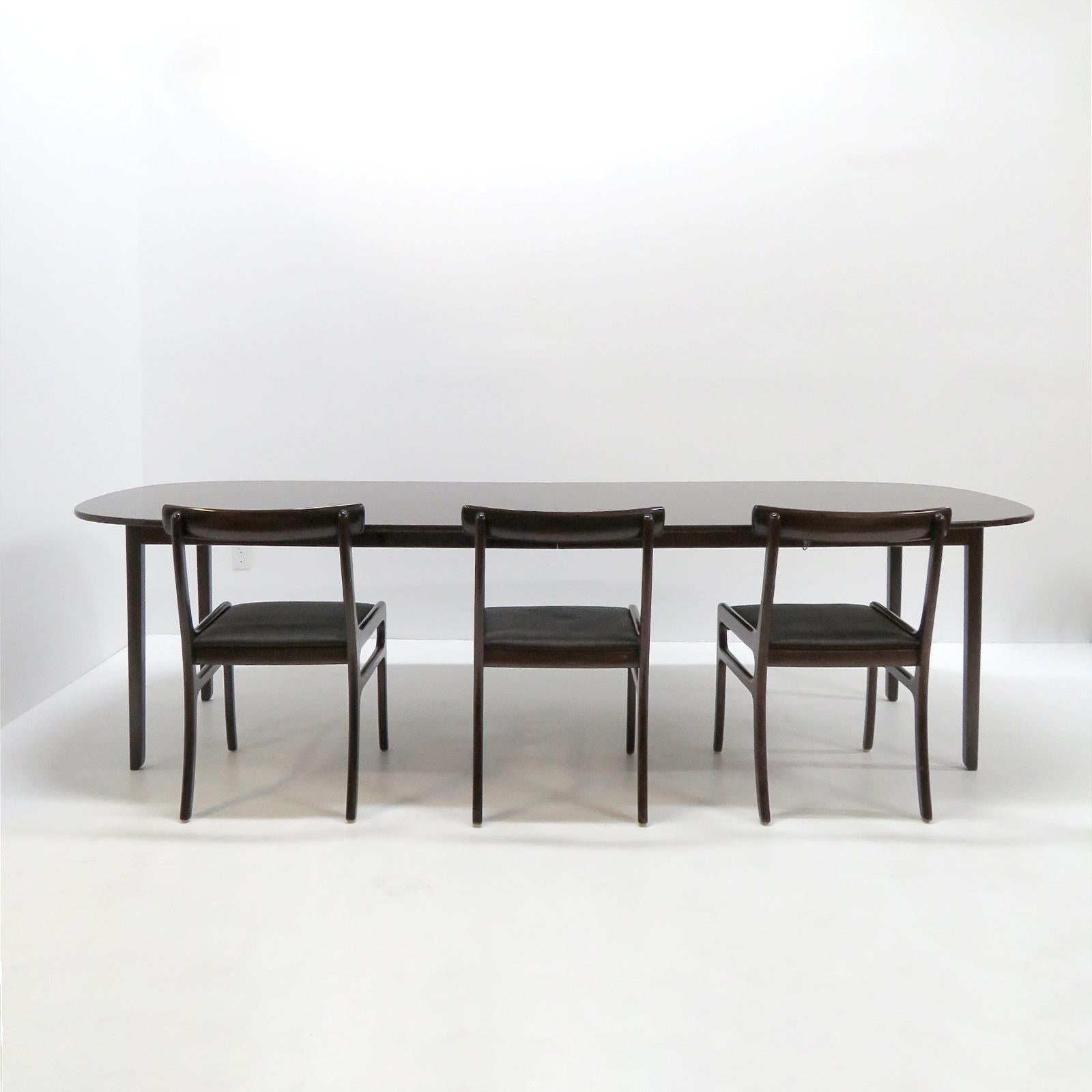 Mahogany Ole Wanscher 'Rungstedlund' Dining Table, 1950