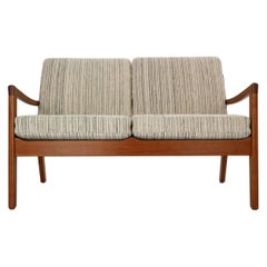 Ole Wanscher Senator 166 Teakholz 2-Sitzer Sofa für France & Søn:: 1960 Dänemark