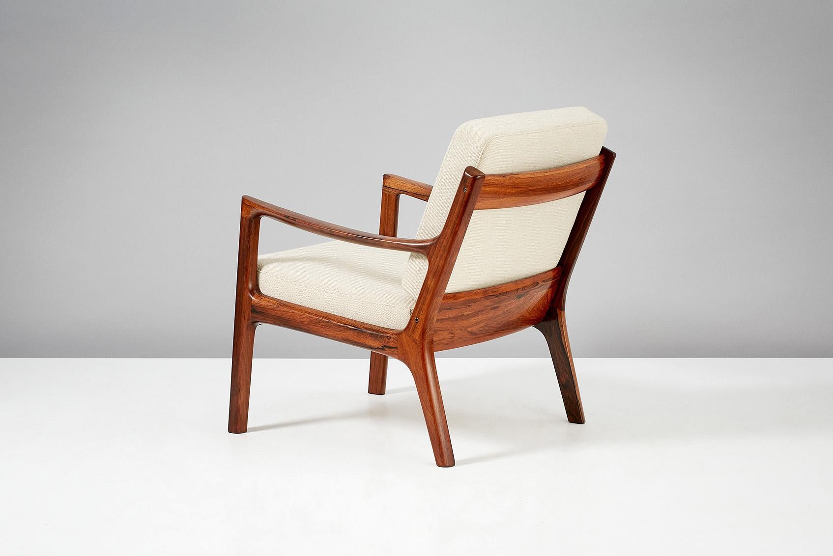 Ole Wanscher Senator Lounge Chair In Excellent Condition In London, GB