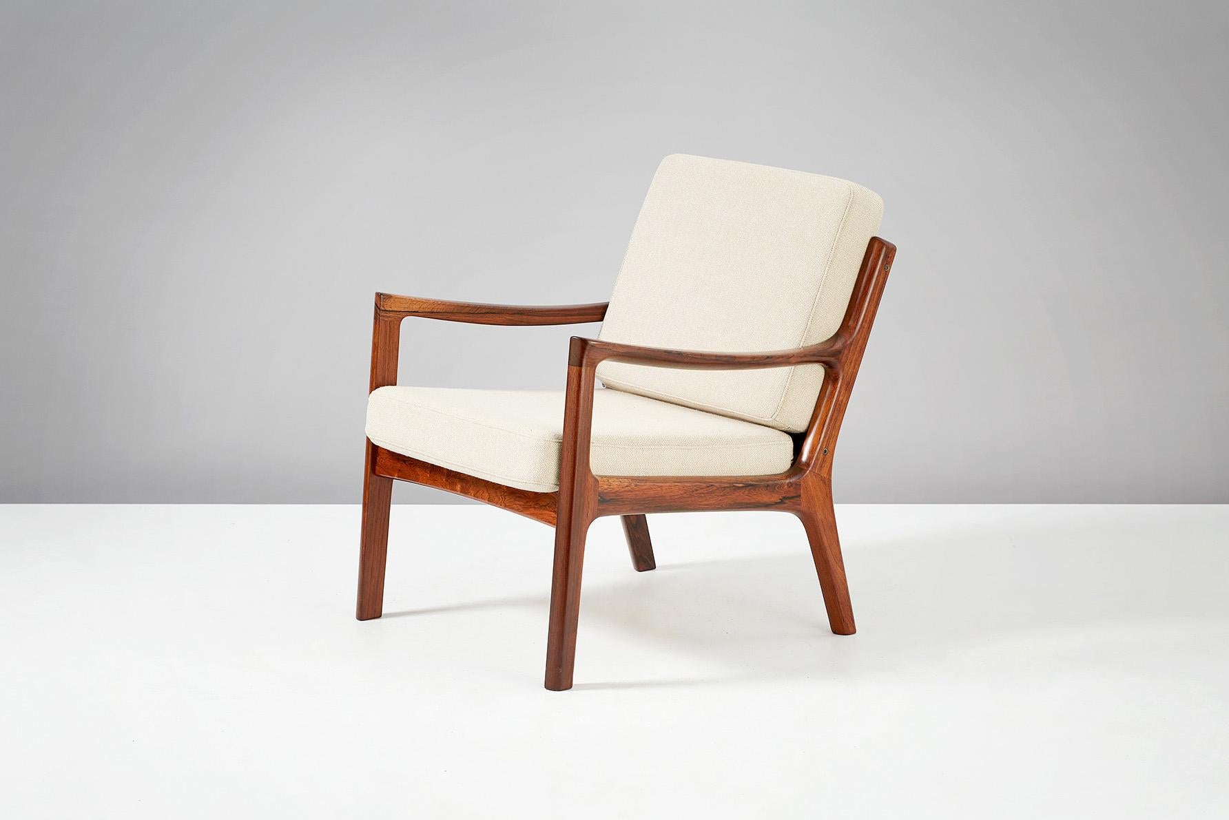 Mid-20th Century Ole Wanscher Senator Lounge Chair