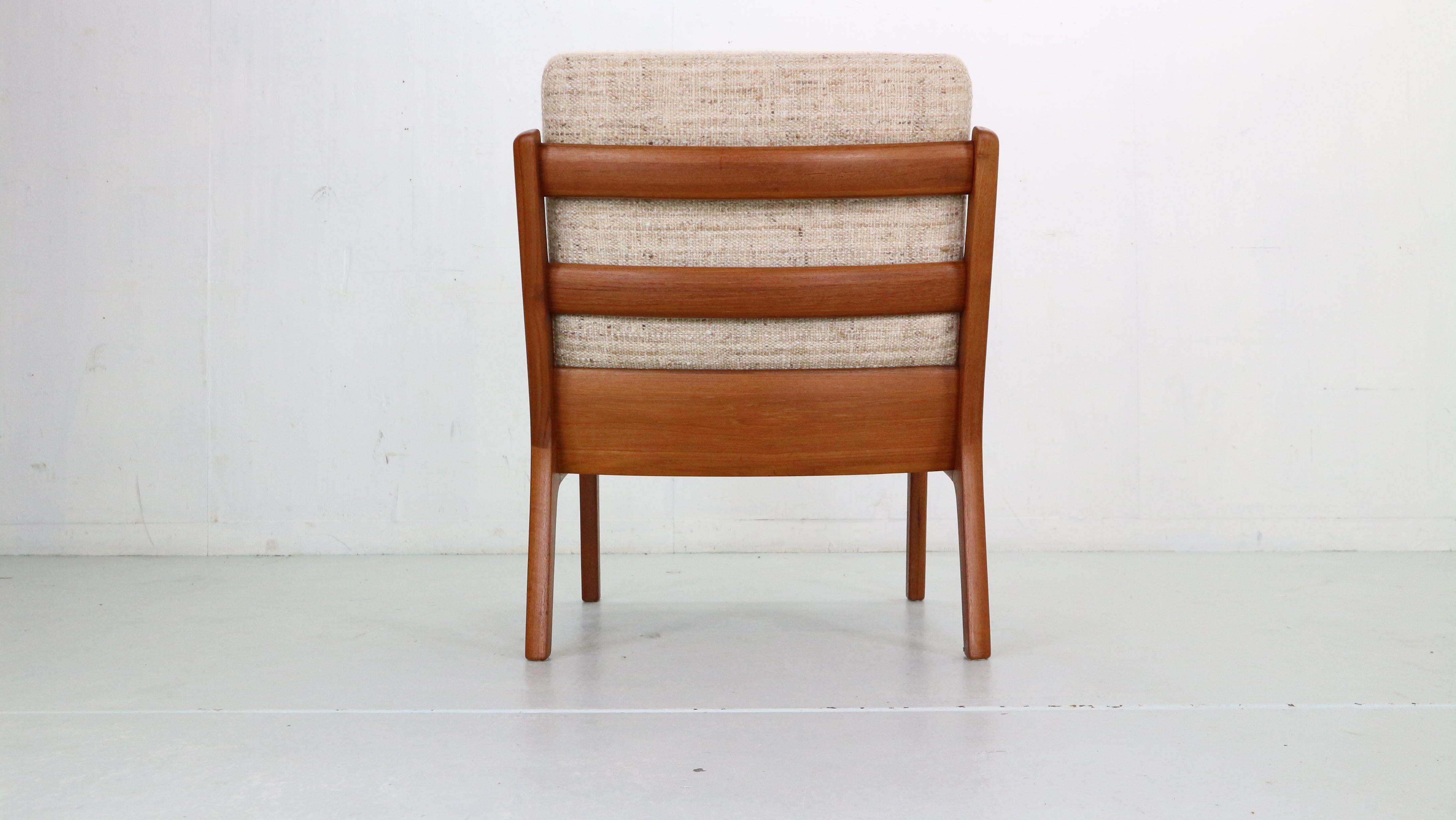 Ole Wanscher Set of 2 Teak Senator Lounge Chair for France& Son, Denmark, 1950's 10