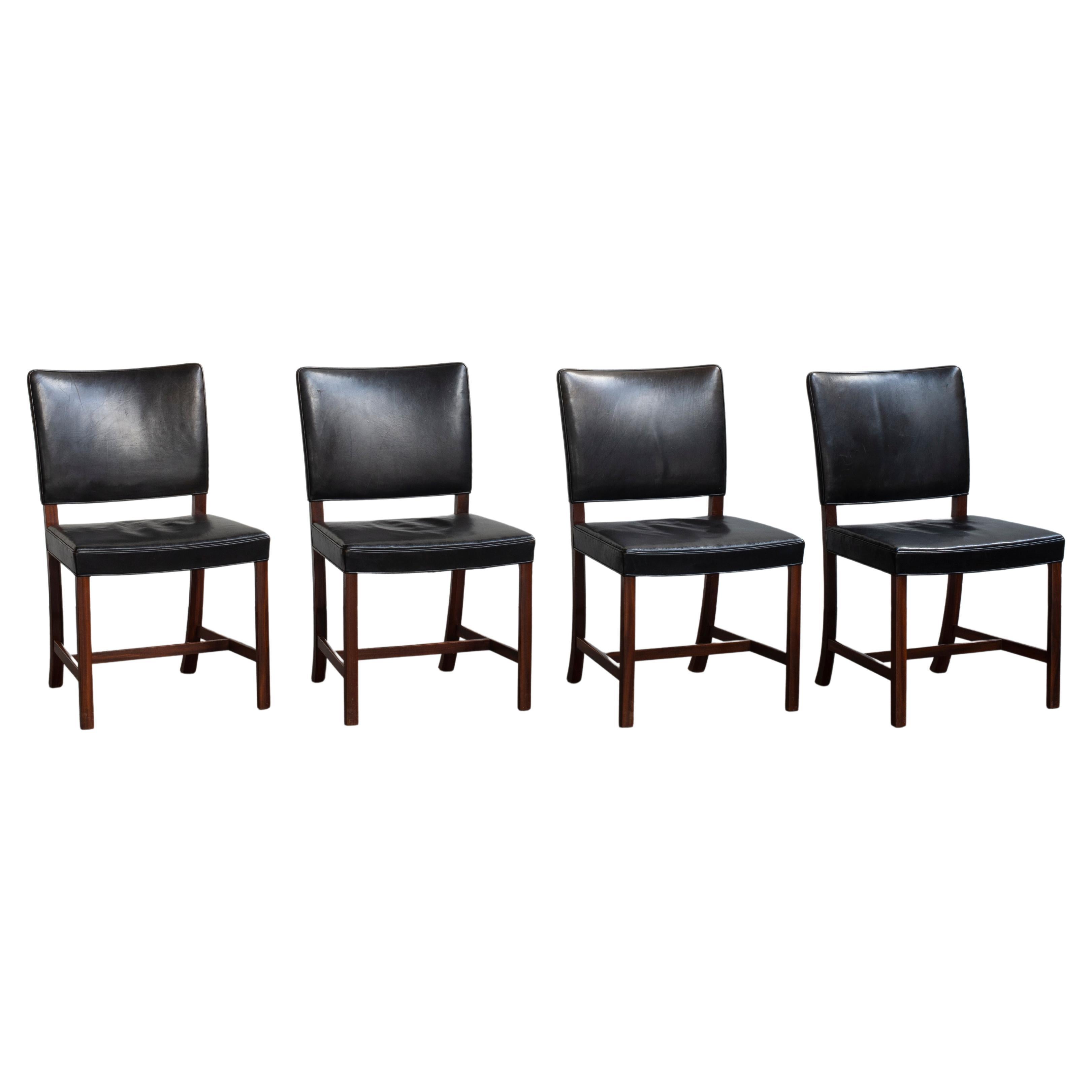 Ole Wanscher Set of Four Chairs for A. J. Iversen