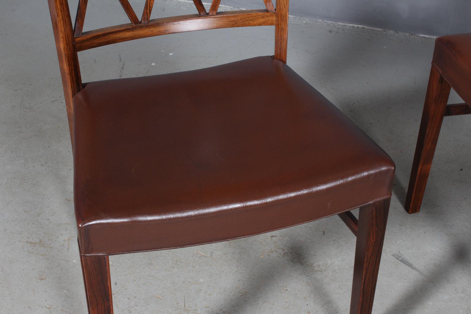 Ole Wanscher Set of Four Dining Chairs in Rosewood 1