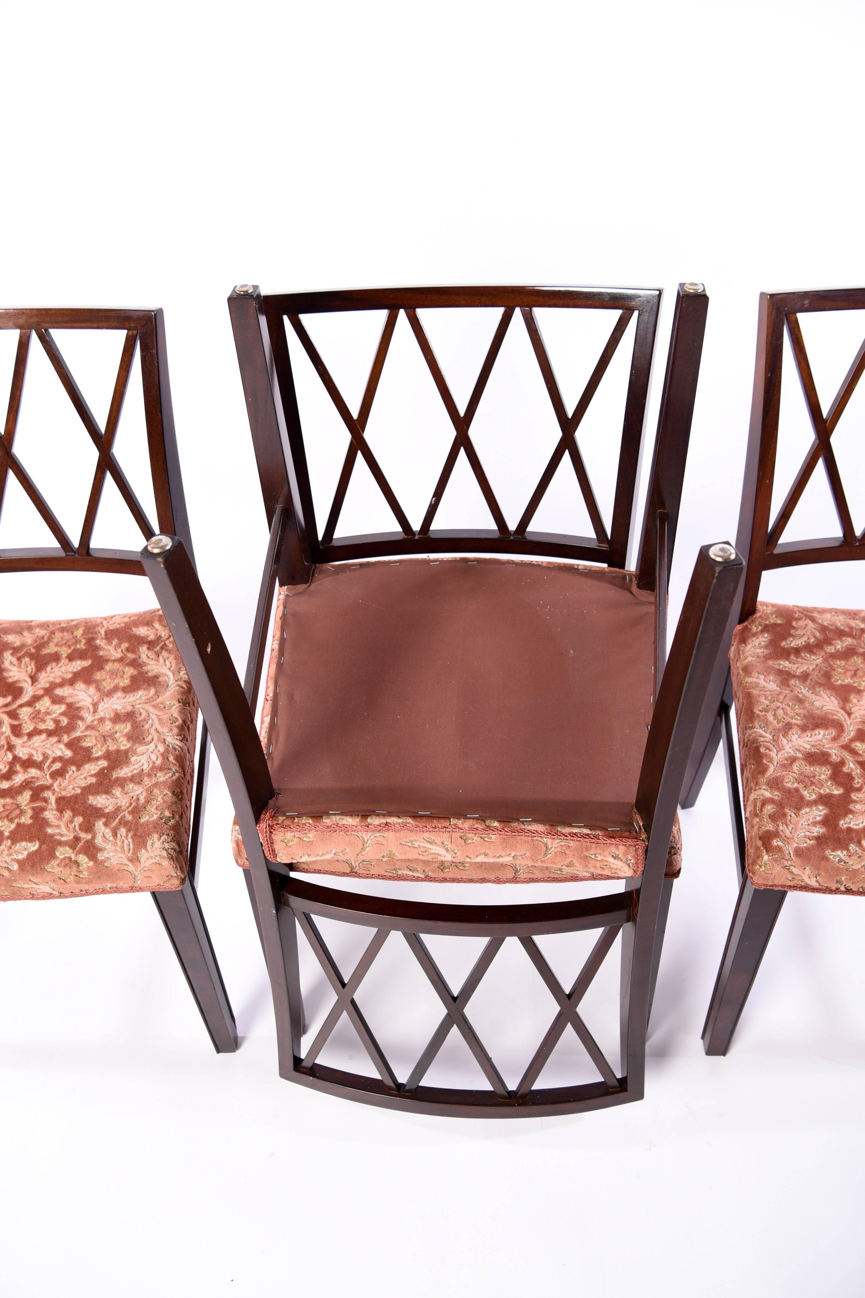 Ole Wanscher Set of Four Mahogany Dining Chairs for A. J. Iversen 4