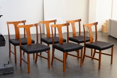 Ole Wanscher Set of Six Benedikte Chairs for A.J. Iversen
