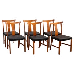 Ole Wanscher Set of Six Benedikte Chairs for A.J. Iversen