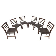 Ole Wanscher Set of Six Rosewood Side Chairs by A.J. Iversen