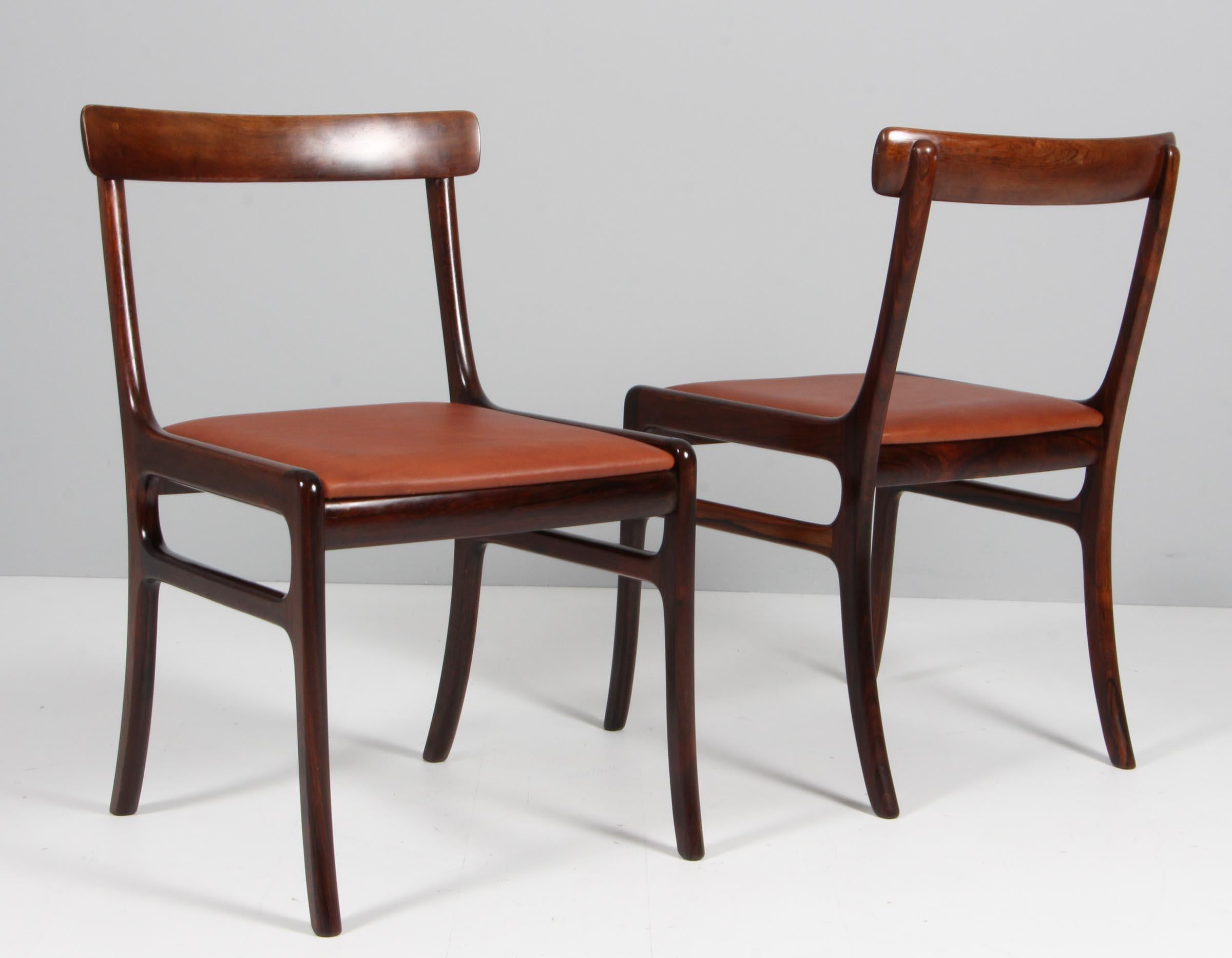 Mid-20th Century Ole Wanscher Set of Six Rungstedlund Dining Chairs