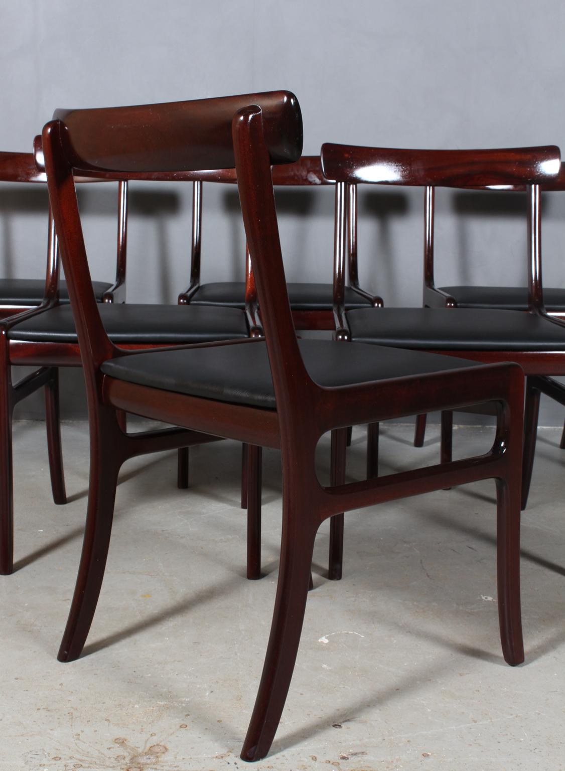 Ole Wanscher Set of Six Rungstedlund Dining Chairs 1