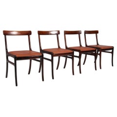 Ole Wanscher Set of Six Rungstedlund Dining Chairs