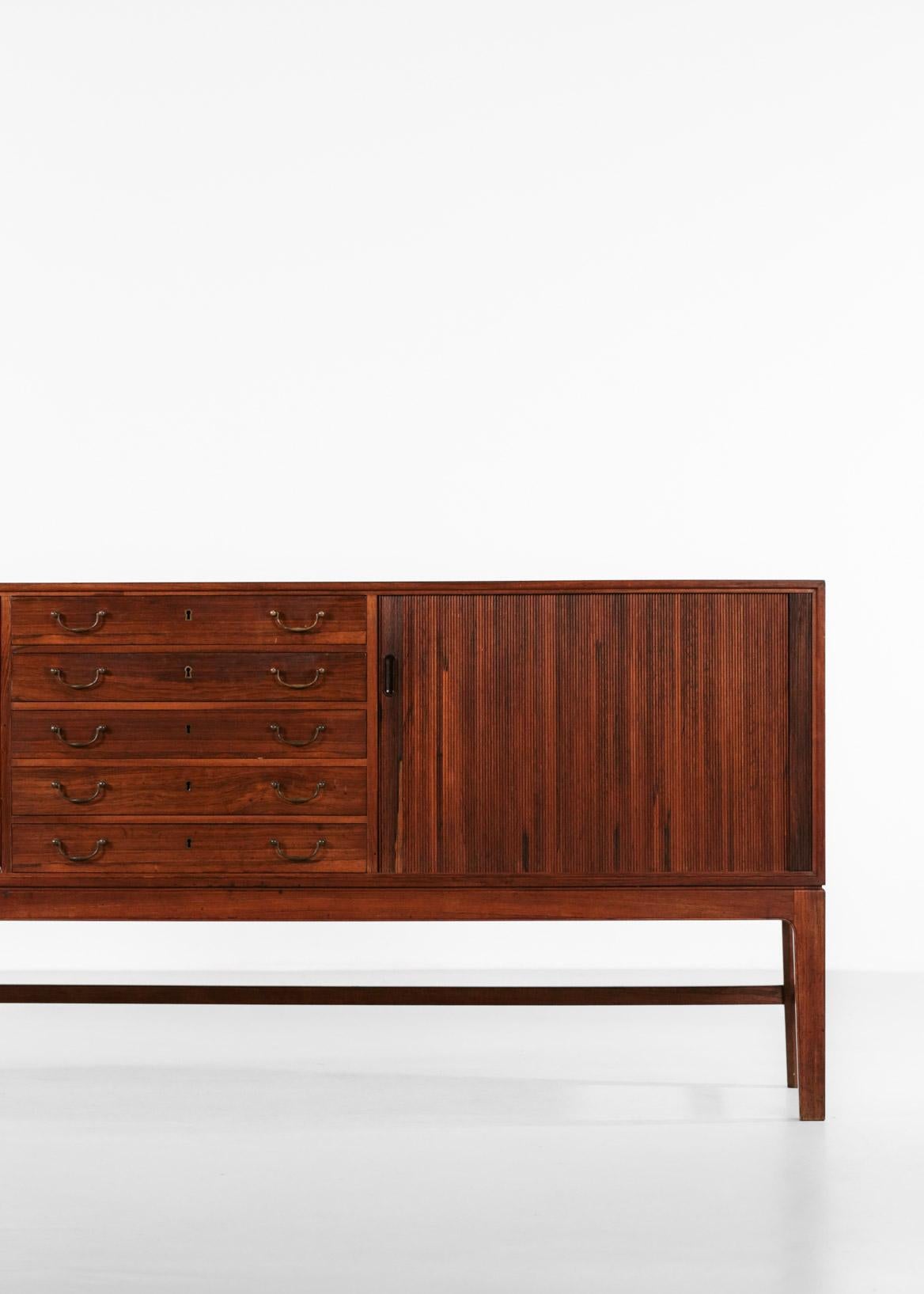 Danish Ole Wanscher Sideboard for Iversen, Scandinavian Design For Sale