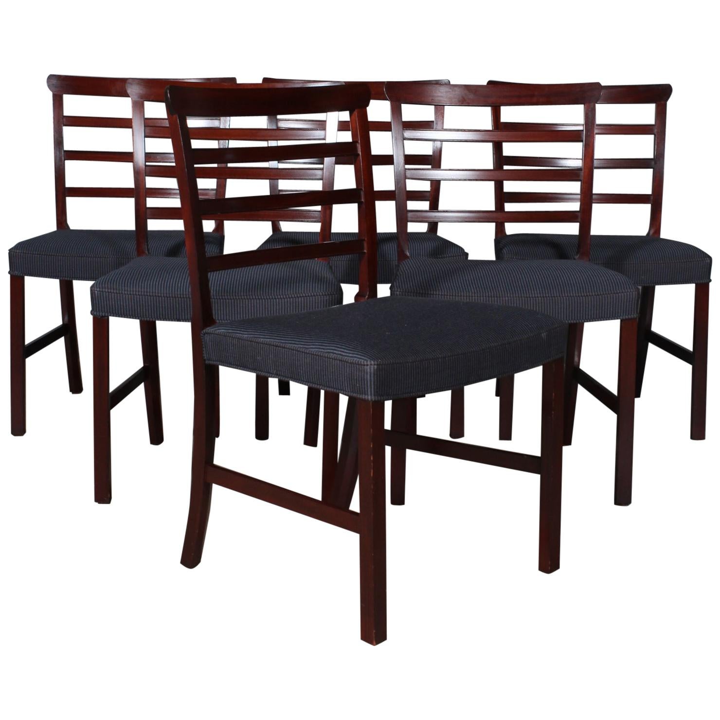 Ole Wanscher Six Dining Chairs