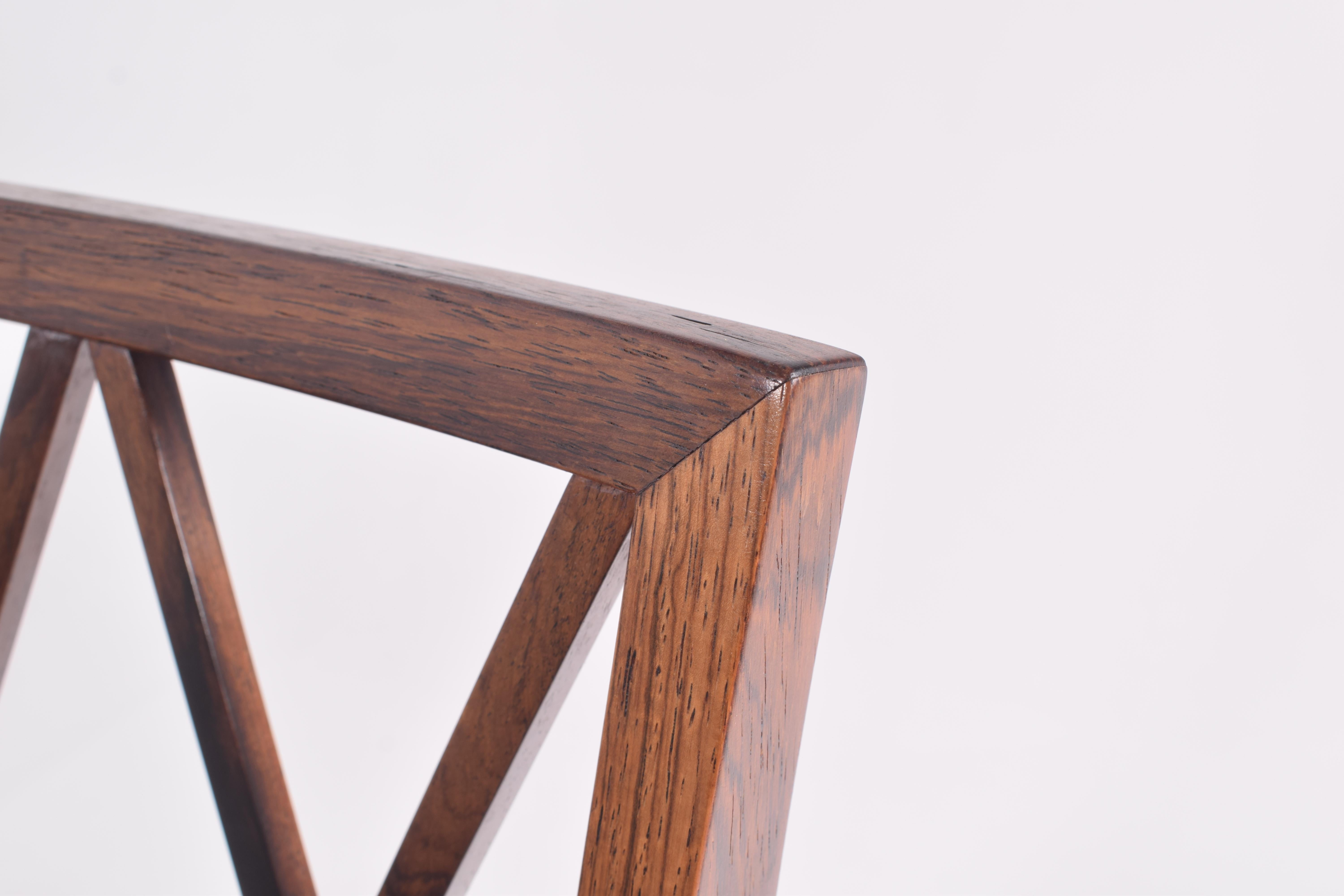 Ole Wanscher Slagelse Rosewood Dining Chairs 4