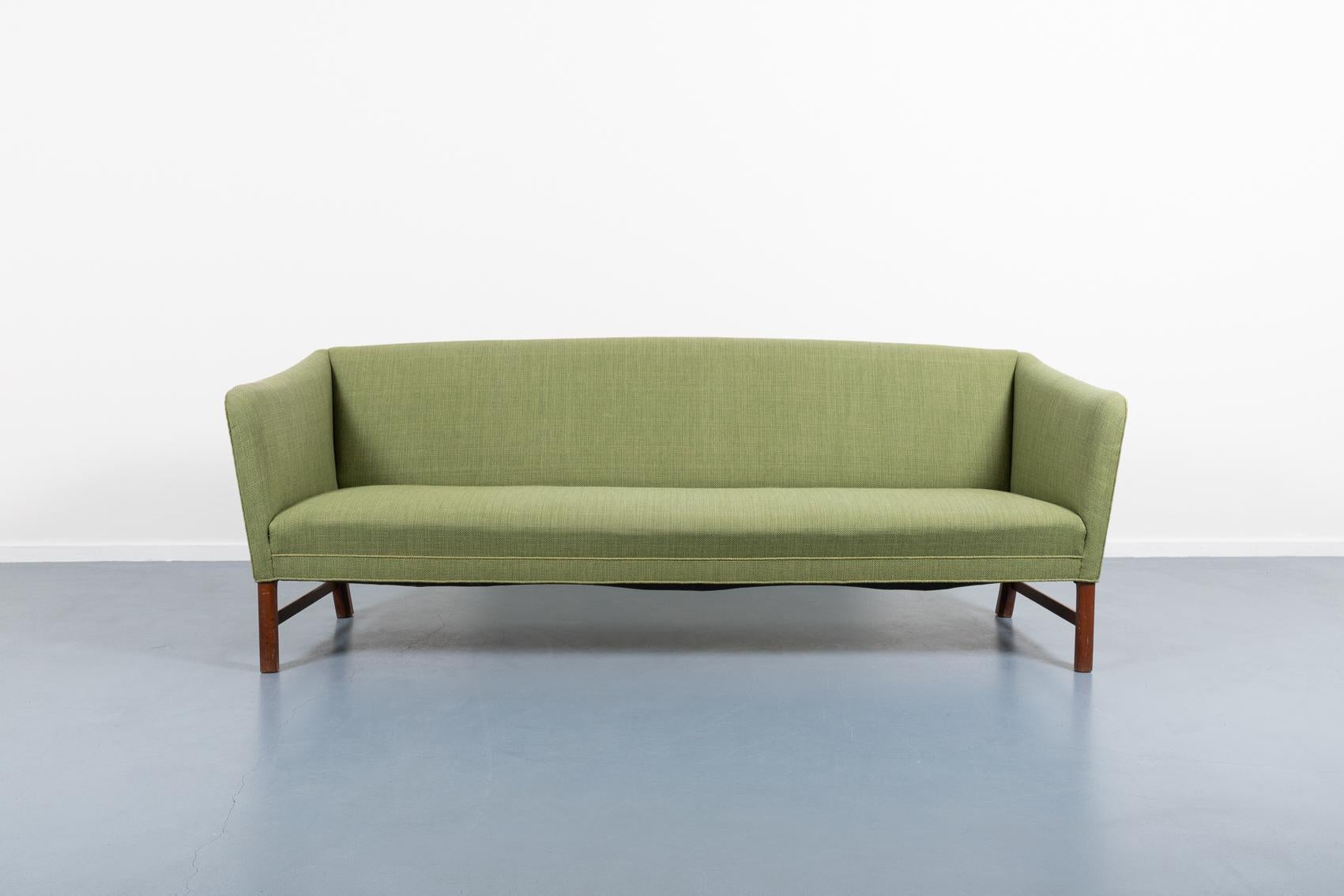 Danish Ole Wanscher sofa for A.J. Iversen For Sale