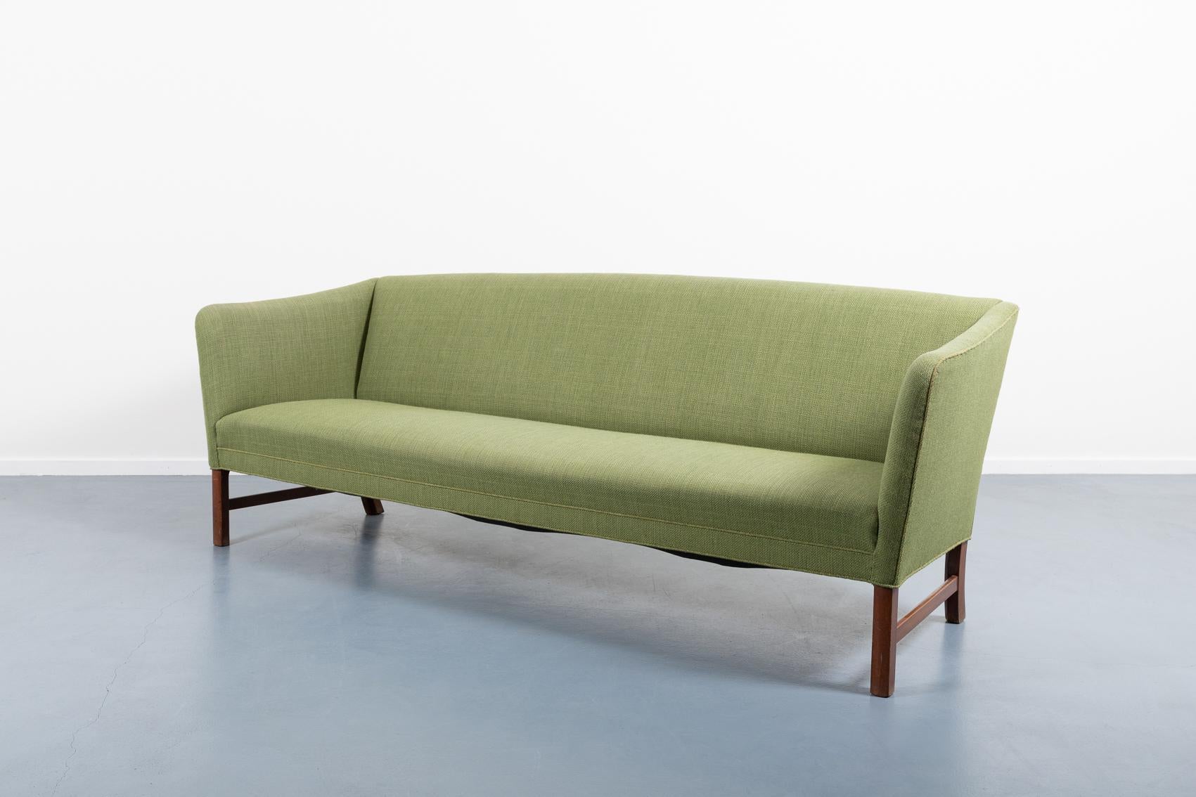 Mid-20th Century Ole Wanscher sofa for A.J. Iversen For Sale
