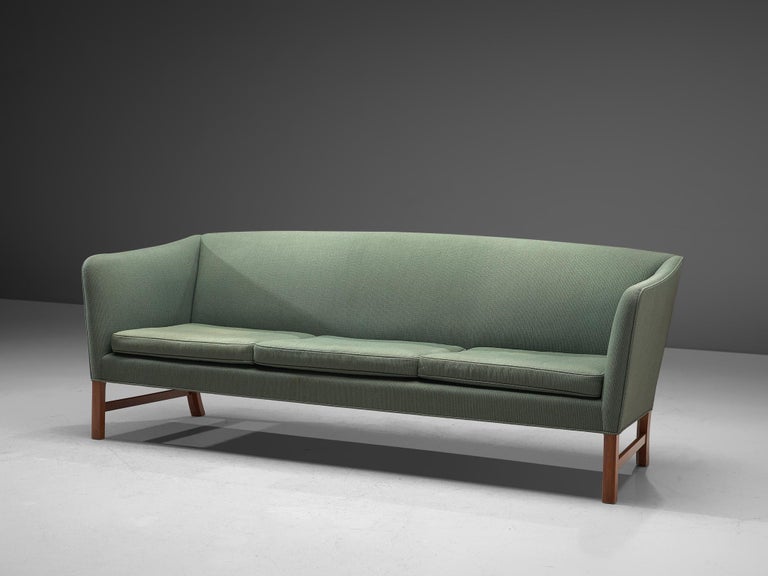 Scandinavian Modern Ole Wanscher Sofa for A.J. Iversen in Mahogany