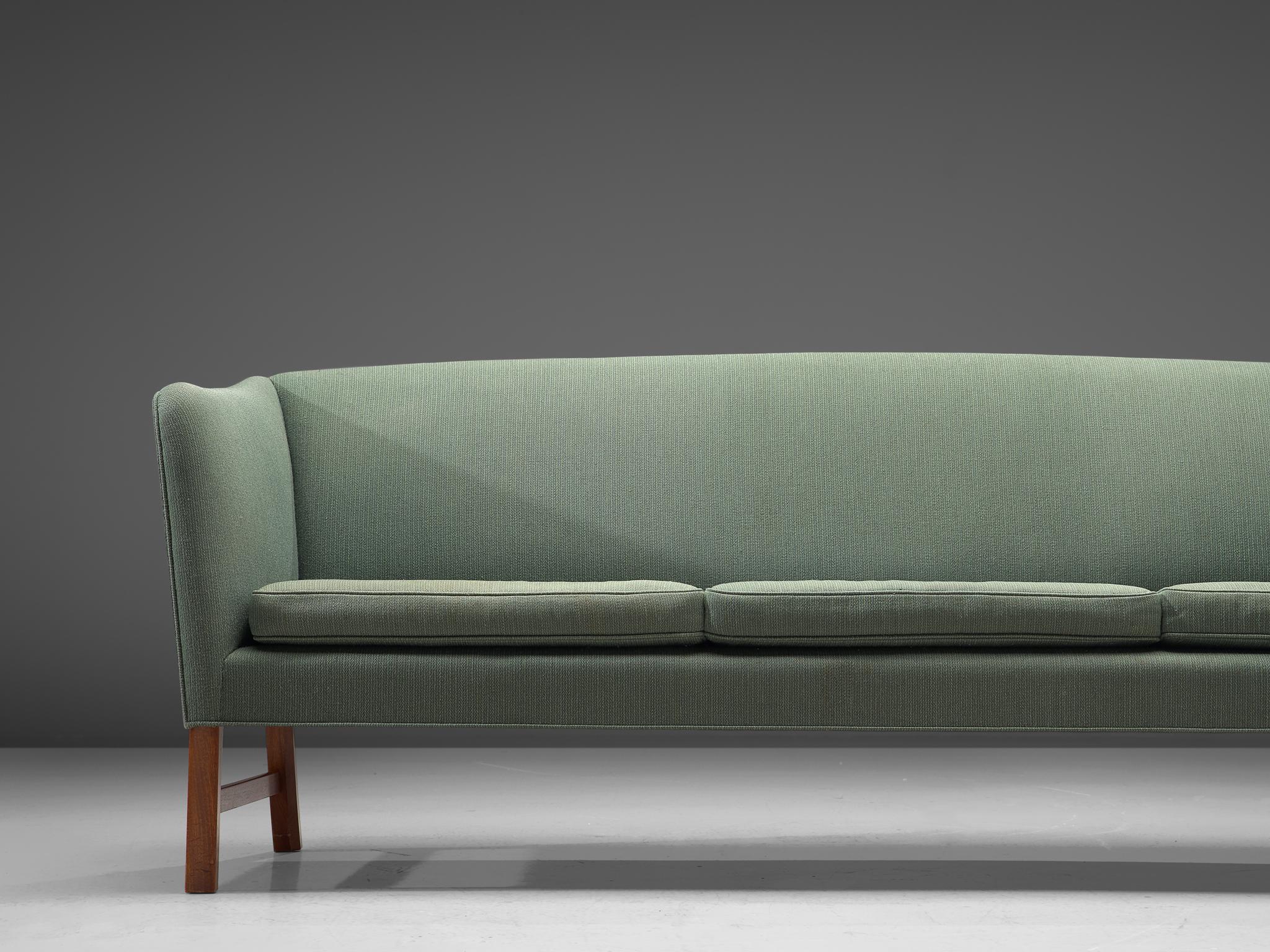 Scandinavian Modern Ole Wanscher Sofa for A.J. Iversen in Mahogany