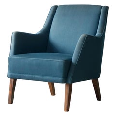 Ole Wanscher Style Danish 1960s Lounge Chair