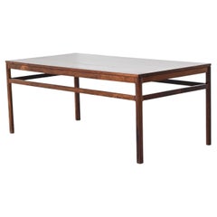 Ole Wanscher style rosewood coffee table Denmark 1960