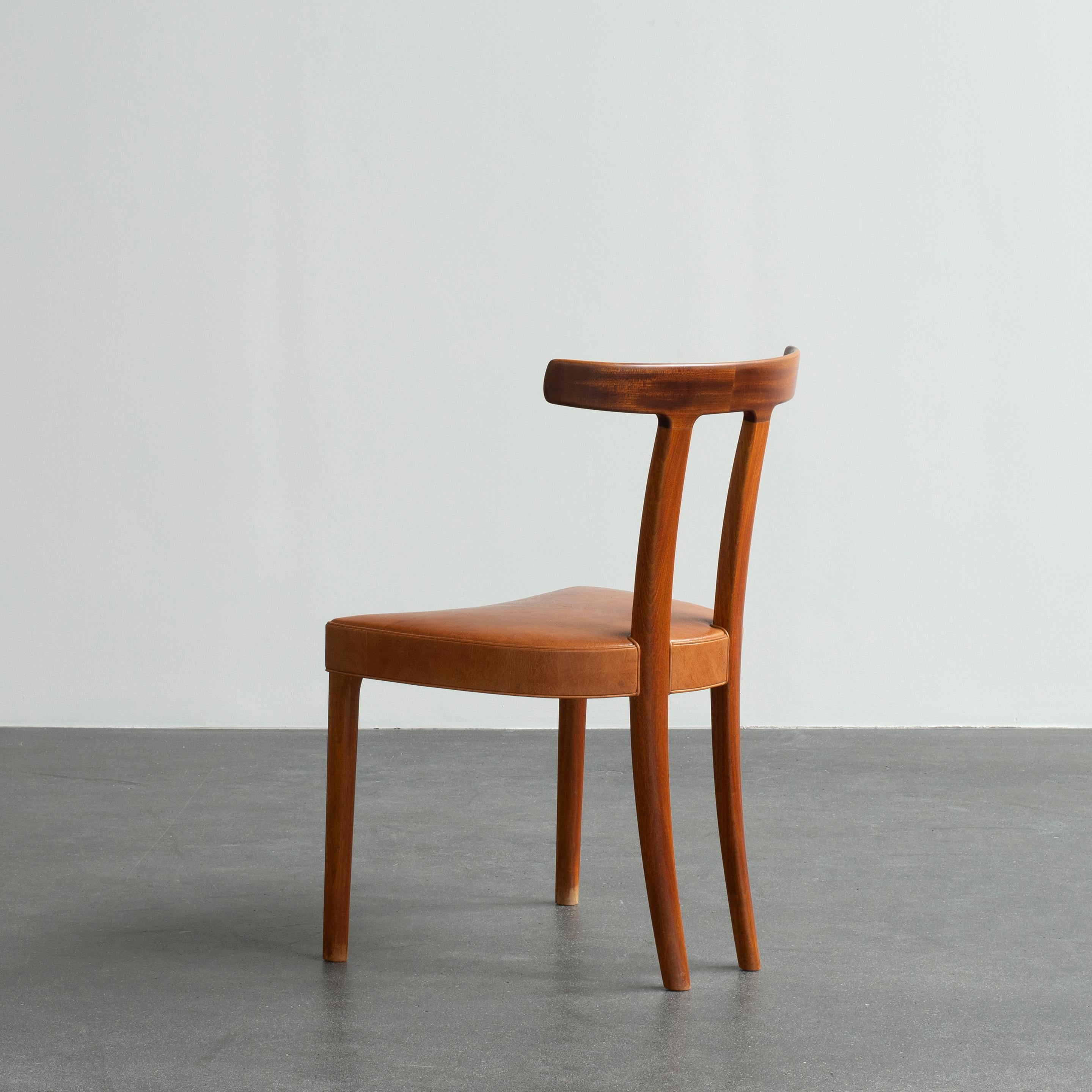 Ole Wanscher 'T'-Stuhl für A.J. Iversen (Skandinavische Moderne) im Angebot