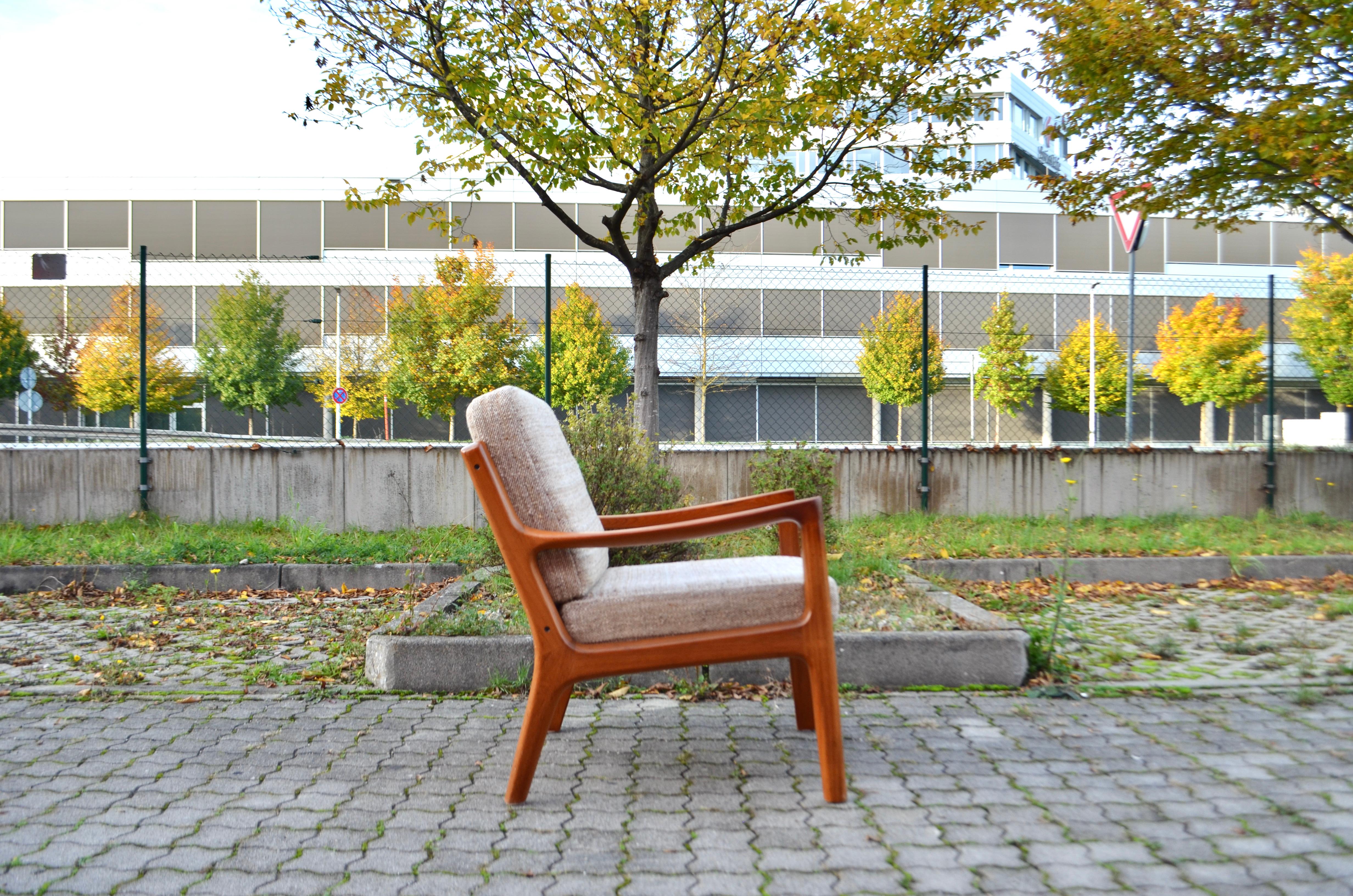 Ole Wanscher Easy Chair aus Teakholz, Modell Senator für  Frankreich & Sohn  im Zustand „Gut“ im Angebot in Munich, Bavaria