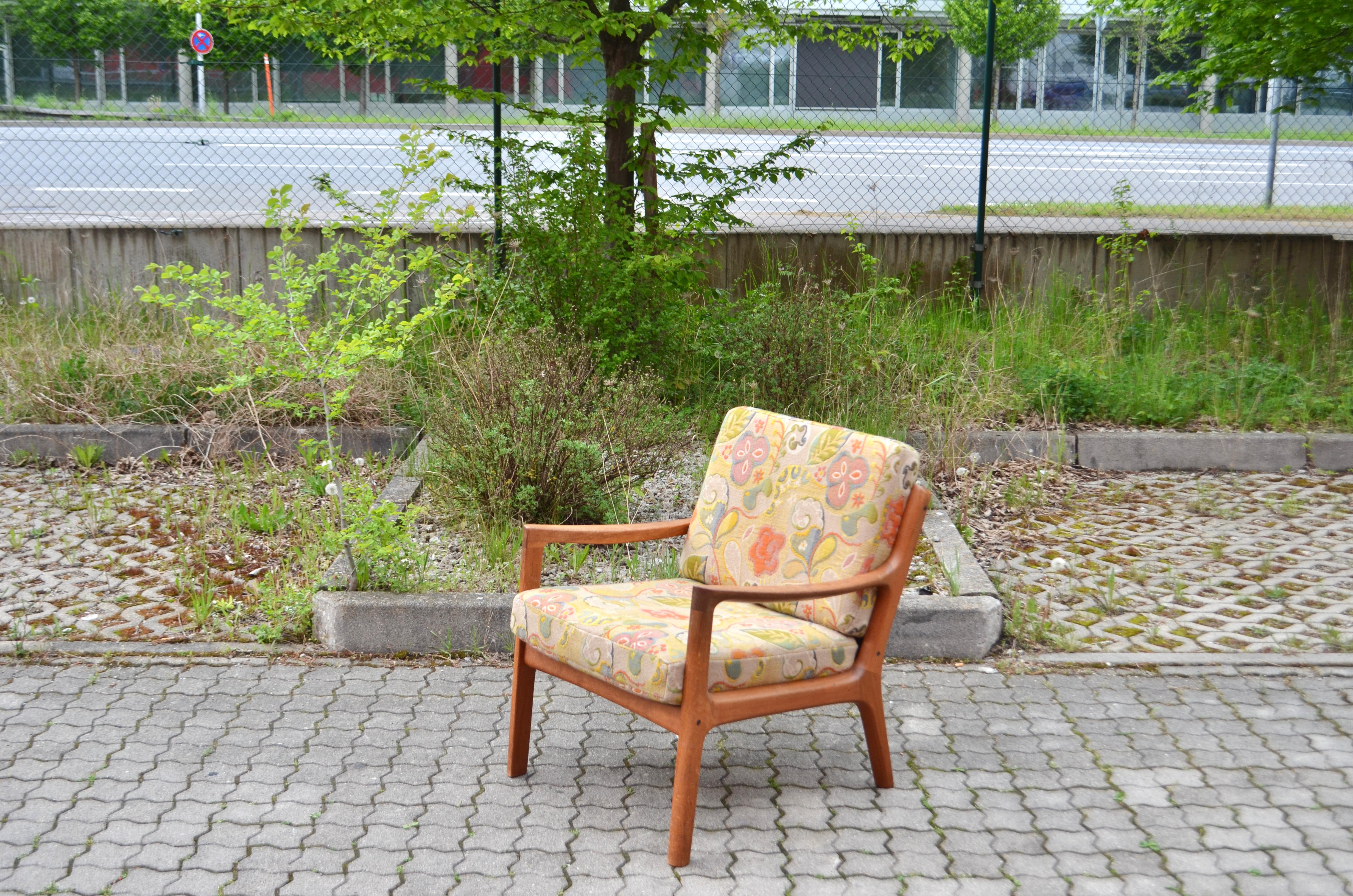 Danish Ole Wanscher Teak Easy Chair Model Senator for  France & Son Set of 2 For Sale