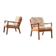 Ole Wanscher Sedia Facile in Teak Modello Senatore per  Set di 2 France & Son