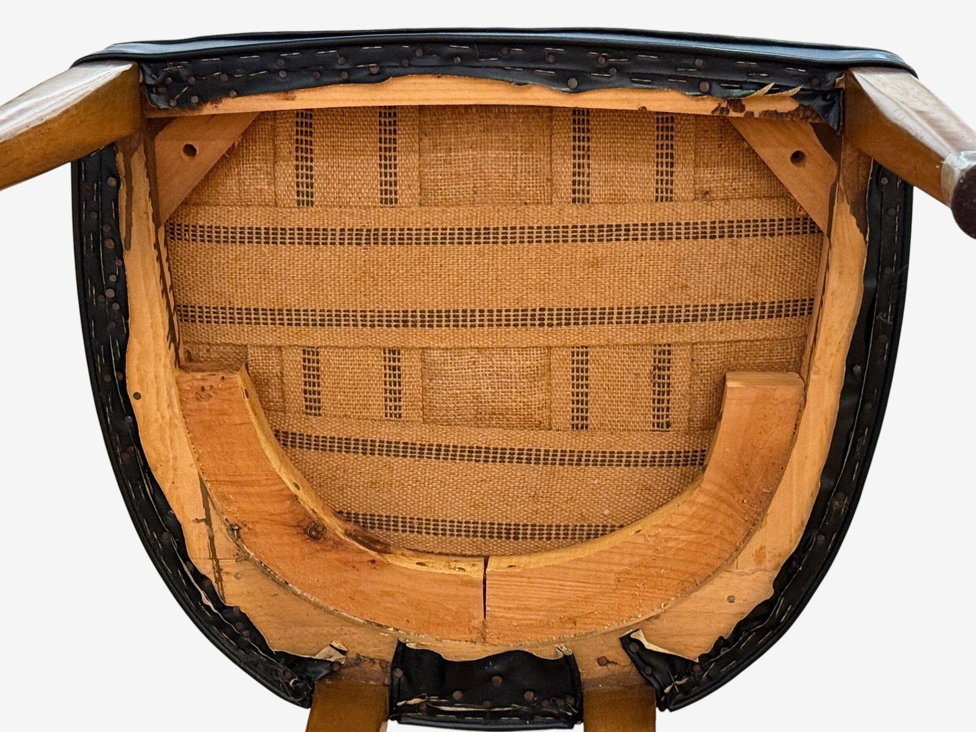 Ole Wanscher, chaises d'appoint en teck et simili-cuir à dossier en T, Danemark, années 1960 en vente 8