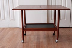 Ole Wanscher Teak Mid-Century Modern Serving Bar Cart