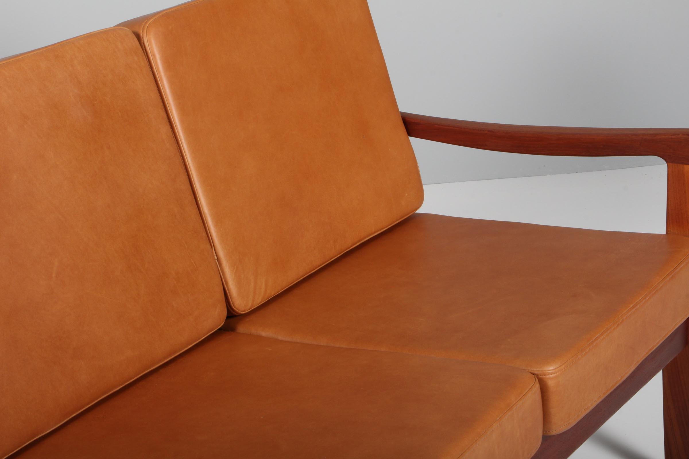 Ole Wanscher Dreisitziges Sofa (Skandinavische Moderne) im Angebot