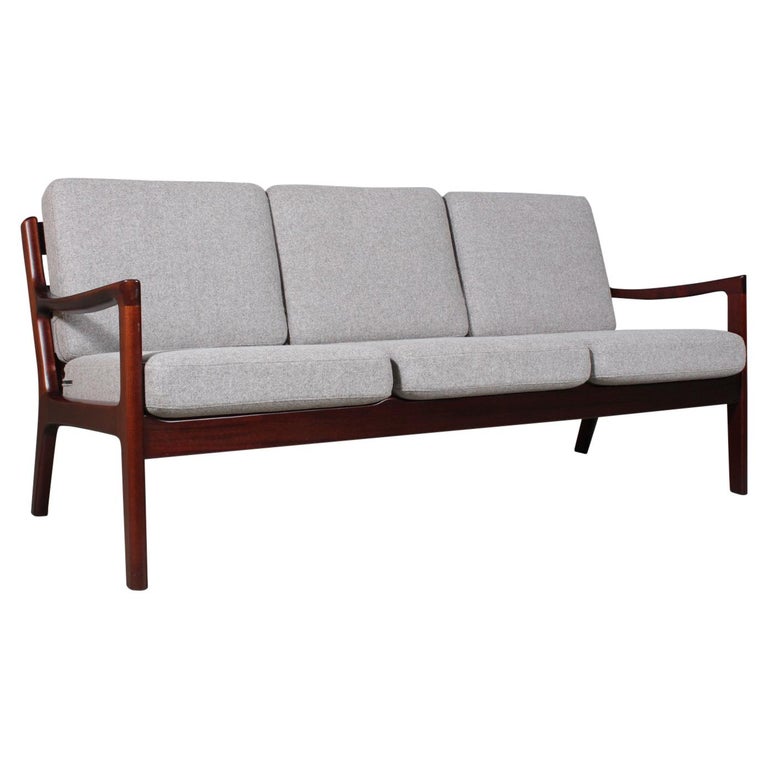 Ole Wanscher Three-Seat Sofa For Sale at 1stDibs