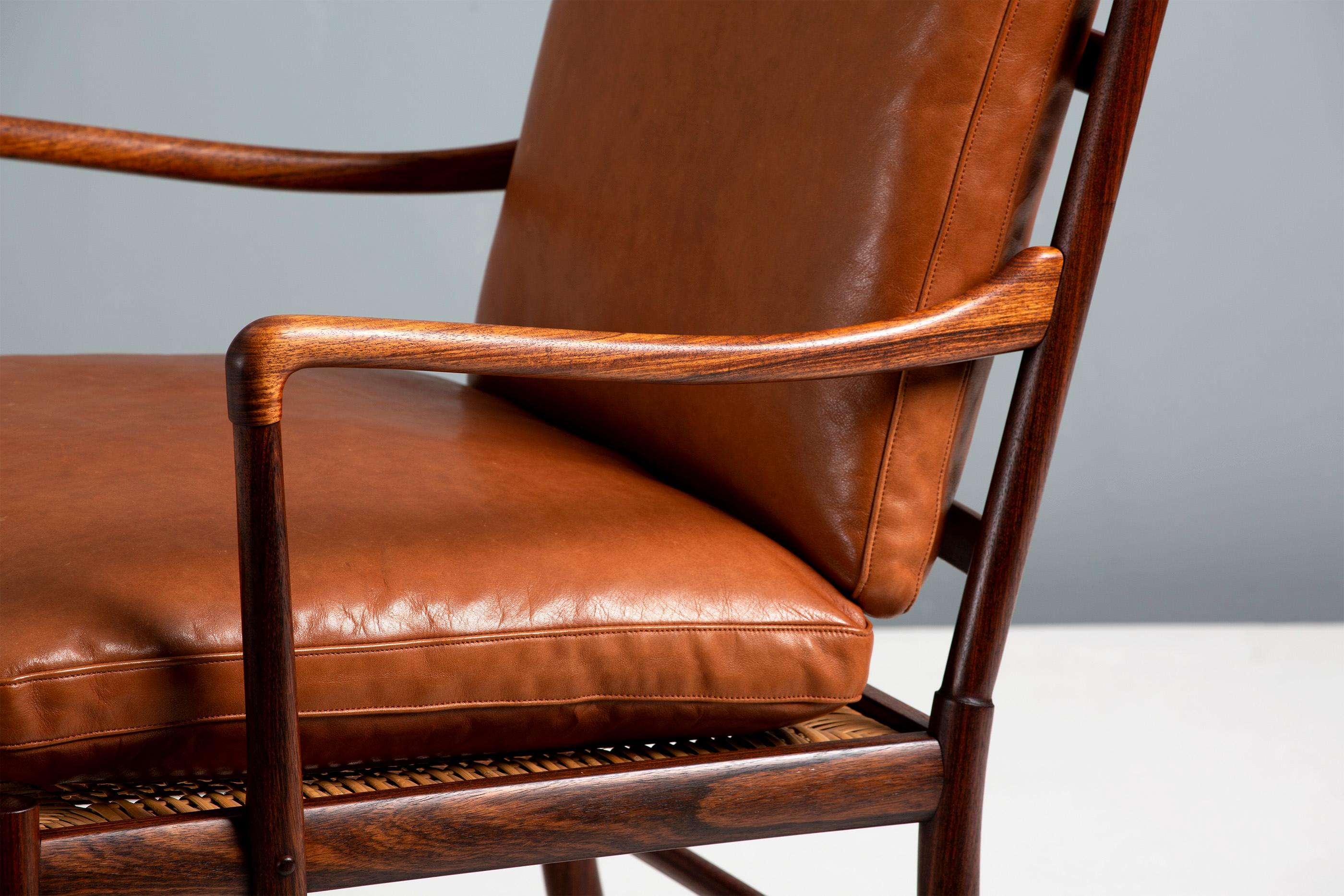 Danish Ole Wanscher Vintage Rosewood Colonial Chair, 1949