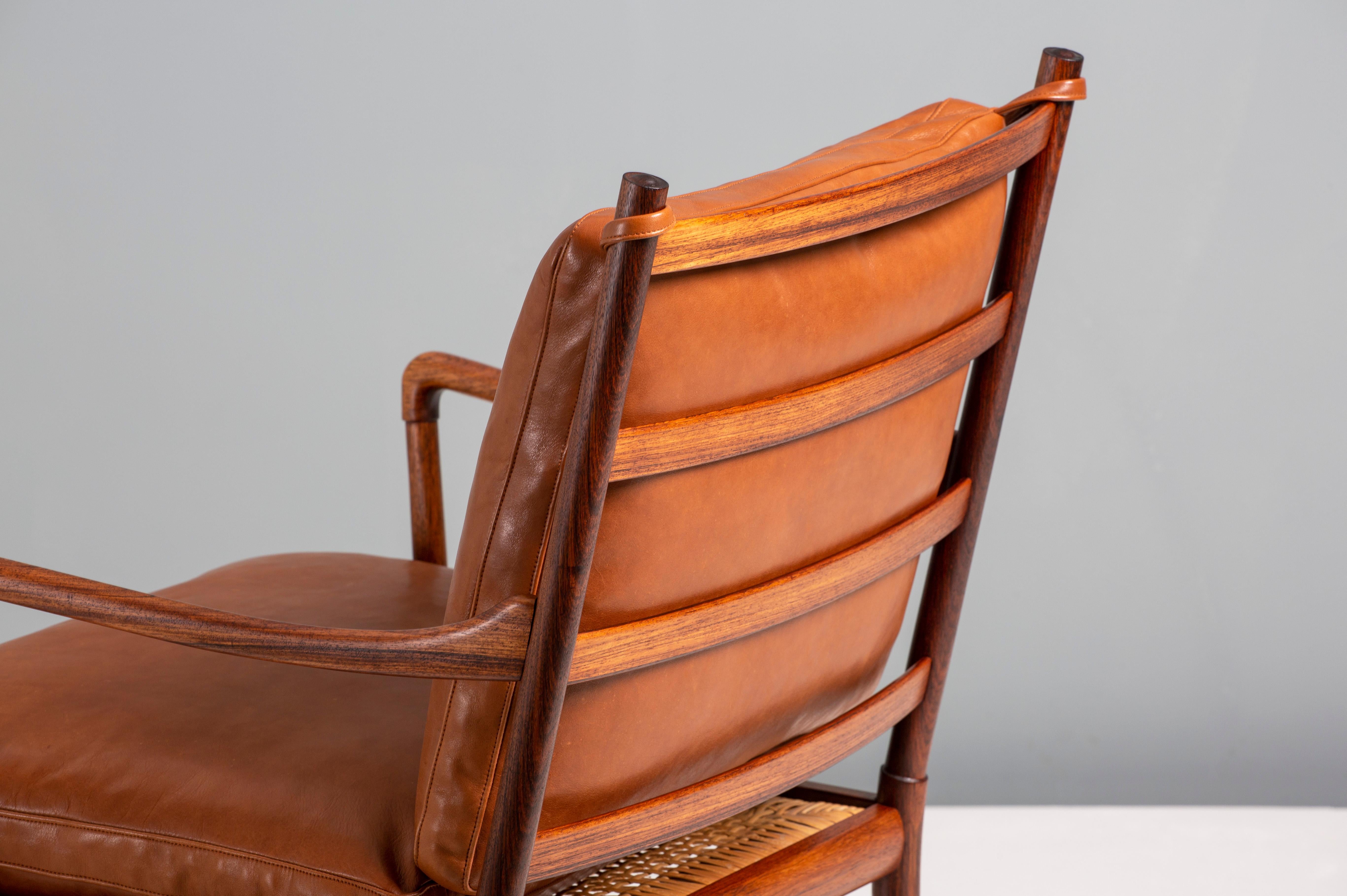 Ole Wanscher Vintage Rosewood Colonial Chair, 1949 In Excellent Condition In London, GB