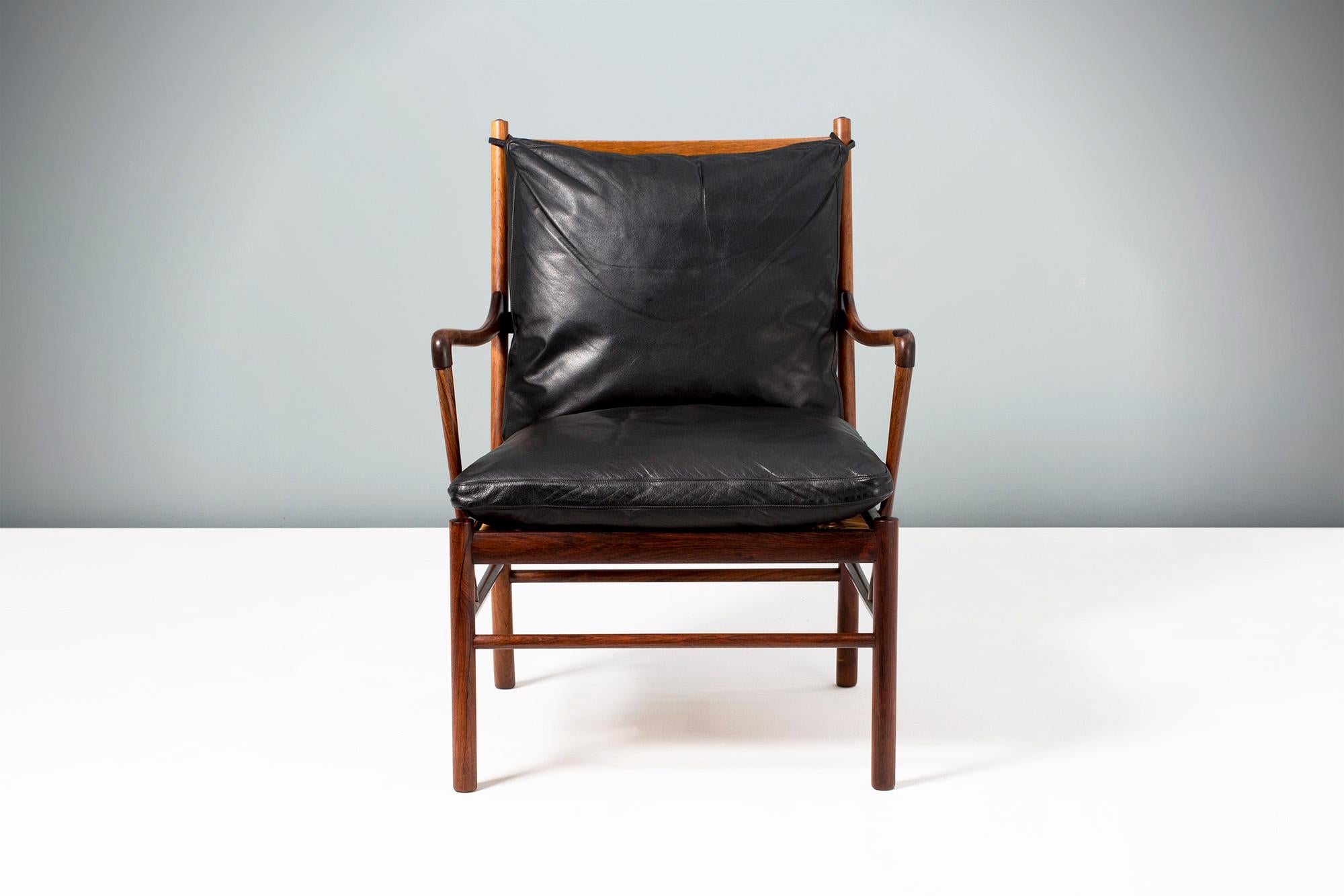 Ole Wanscher Vintage Rosewood Colonial Chair, 1950s 2