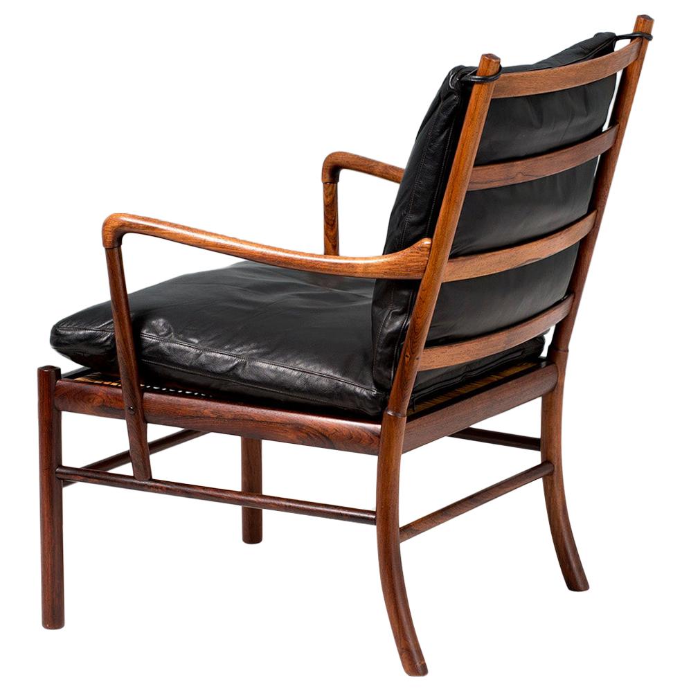 Ole Wanscher Vintage Rosewood Colonial Chair, 1950s