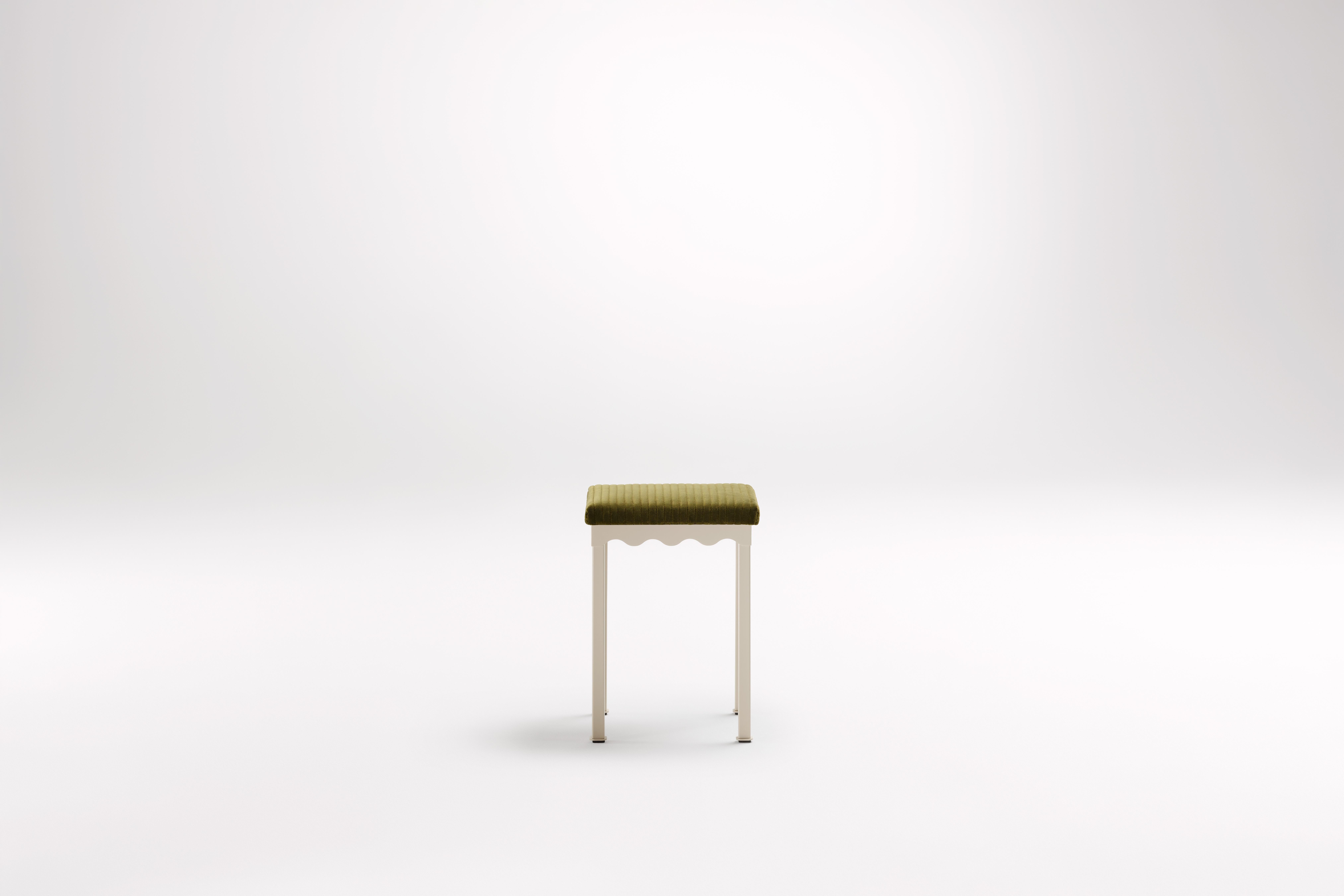 Oleander Bellini Low Stool by Coco Flip
Dimensions: D 34 x W 34 x H 45 cm
Materials: Timber / Stone tops, Powder-coated steel frame. 
Weight: 5 kg
Frame Finishes: Textura Paperbark.

Coco Flip is a Melbourne based furniture and lighting design