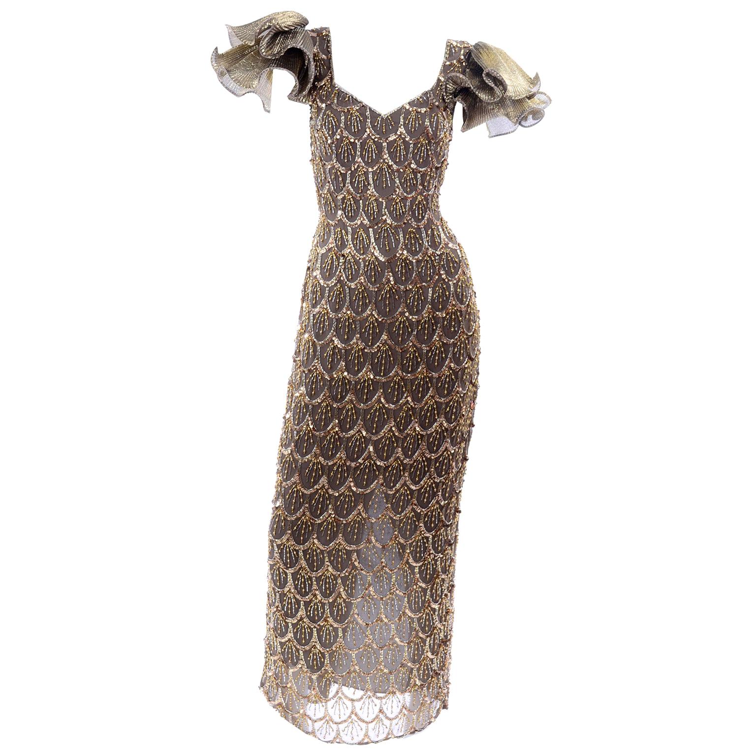 oleg cassini black dress