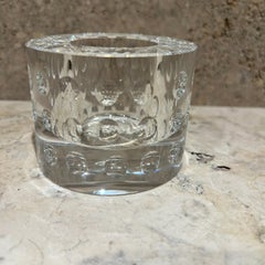 Oleg Cassini Crystal Candle Holder Bubble Glass Votive
