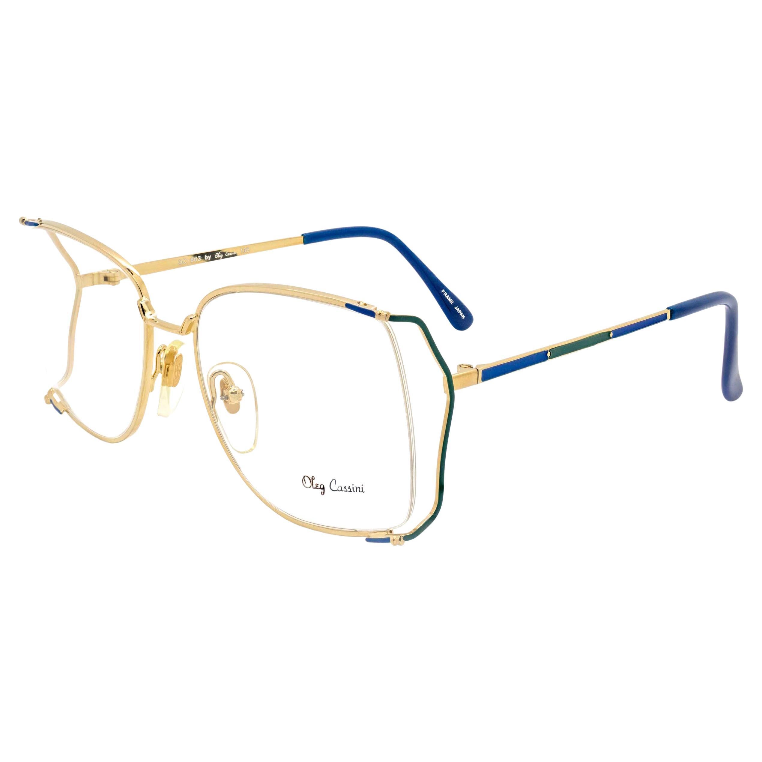 Oleg Cassini Japan vintage 70s eyeglasses frame For Sale at 1stDibs