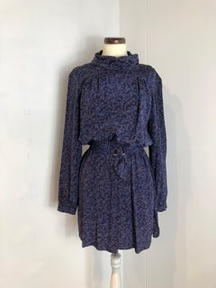 Oleg Cassini oriental print suit