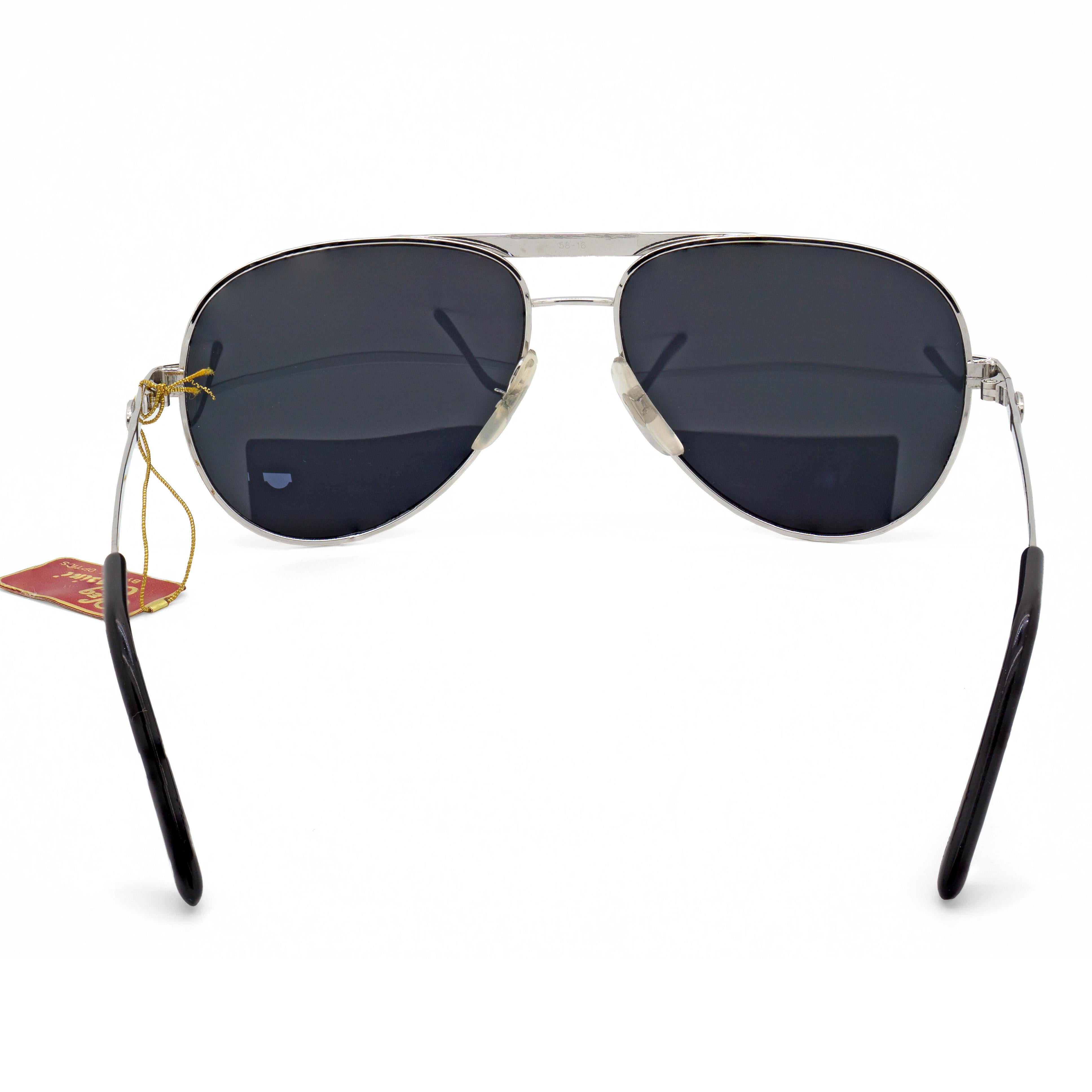 Black Oleg Cassini vintage sunglasses For Sale